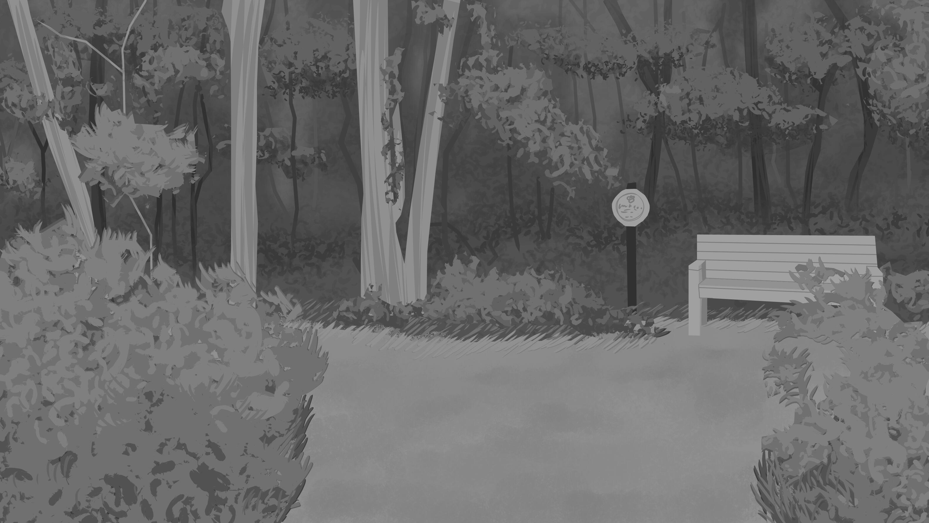 STTH - park bg sketch