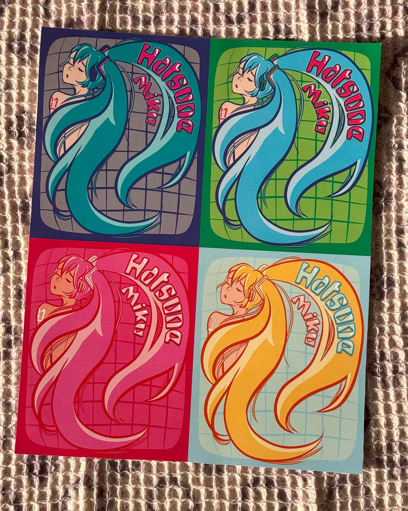 Miku - printed all posters